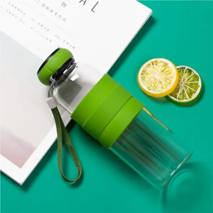 borosilicate glass water bottle