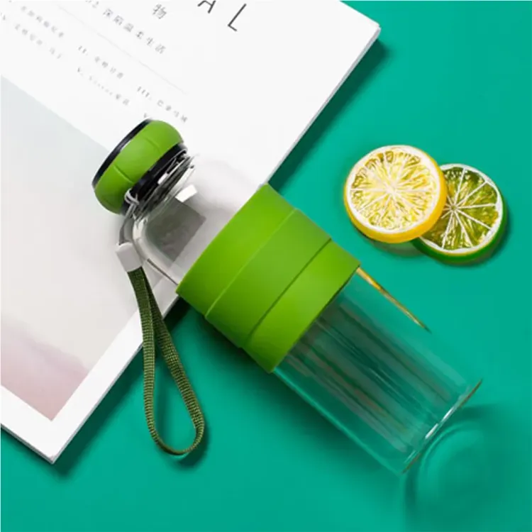 borosilicate glass water bottle